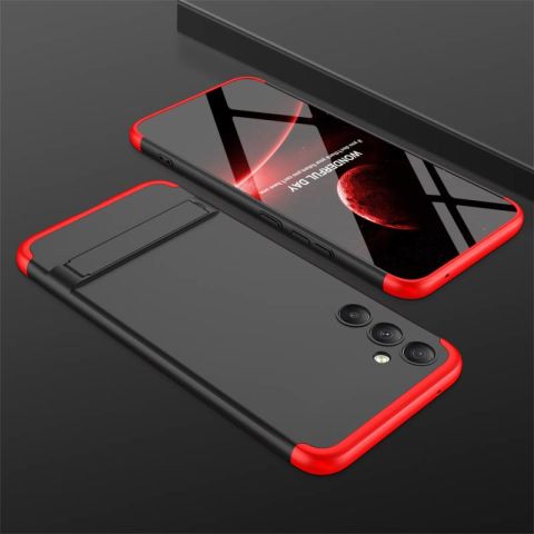 Galaxy A34 Kılıf Patinda Kamera Korumalı Dikey Standlı Ays Kapak