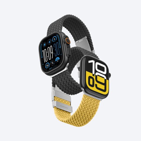 Apple Watch 10 46mm Amazingthing Glamour Blend Hasır Kordon
