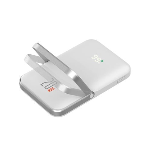 W08 Metal Standlı 15W Magsafe Şarj Özellikli 20W PD Hızlı Şarj Powerbank 10000mAh