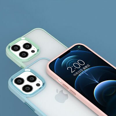 Apple iPhone 14 Pro Max Kılıf Patinda Krom Kapak