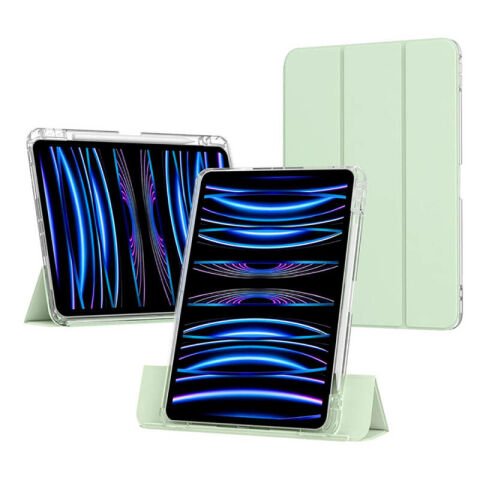 Apple iPad Air 13 2024 Kılıf Magnetik Ayrılabilen Airbagli Patinda Sliding Tablet Kılıfı