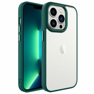 Apple iPhone 14 Pro Max Kılıf Patinda Krom Kapak