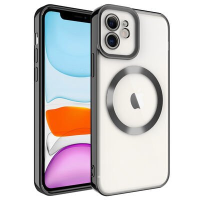 Apple iPhone 11 Kılıf Magsafe Wireless Şarj Özellikli Patinda Setro Silikon