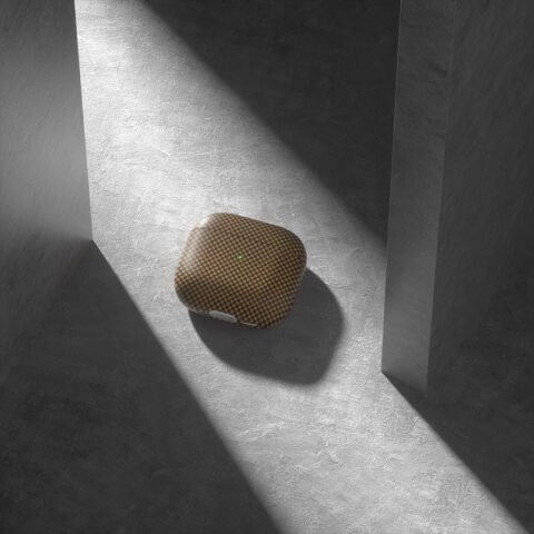 Apple Airpods 4 Patinda Airbag 43 600D Karbon Fiber Kulaklık Kılıfı