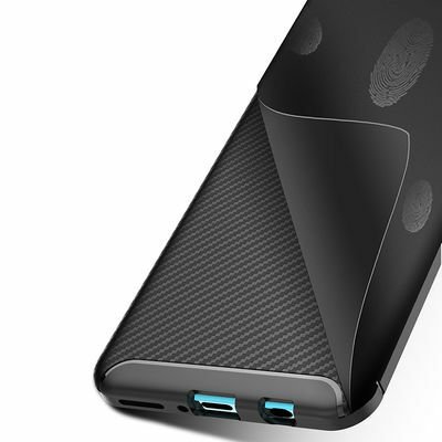 Huawei P30 Lite Kılıf Patinda Negro Silikon Kapak