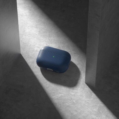 Apple Airpods Pro 2 Patinda Airbag 43 600D Karbon Fiber Kulaklık Kılıfı
