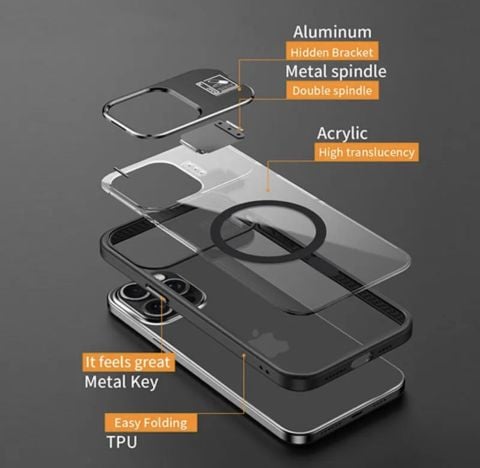 iPhone Stantlı Ruby Kılıf