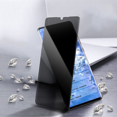 Xiaomi Redmi Note 8 Pro Patinda New 5D Privacy Temperli Ekran Koruyucu