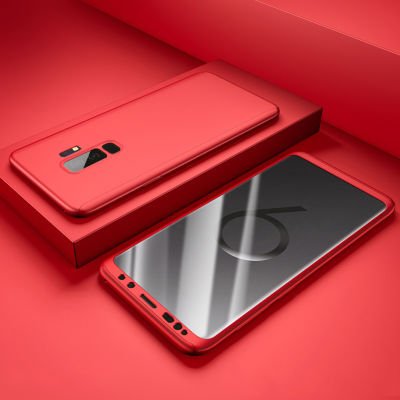 Galaxy S9 Kılıf Patinda 360 3 Parçalı Rubber Kapak