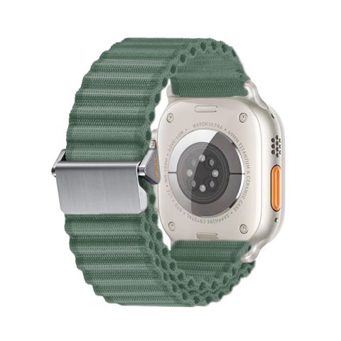 Apple Watch 42mm Patinda KRD-123 Naylon Kumaş Hasır Örgülü Kordon