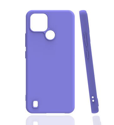 Realme C21 Kılıf Patinda Biye Silikon