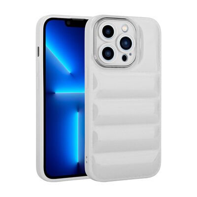 Apple iPhone 12 Pro Kılıf Kamera Korumalı Parlak Airbag'li Patinda Galya Kapak