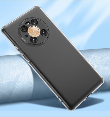 Huawei Mate 40 Pro Kılıf Patinda Kamera Korumalı Süper Silikon Kapak