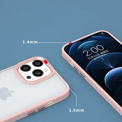 Apple iPhone 14 Pro Kılıf Patinda Krom Kapak
