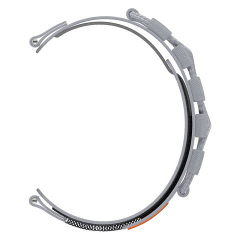 Galaxy Watch Active 2 40mm Patinda KRD-112 20mm Orbital Örgülü Halat Tasarımlı Naylon Kumaş Hasır Kordon