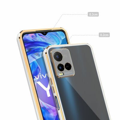 Vivo Y21S Kılıf Patinda Voit Clear Kapak