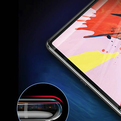 Apple iPad Pro 12.9 2020 (4.Nesil) Patinda Temperli Cam Ekran Koruyucu