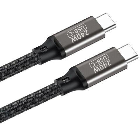 Patinda QG02 Type-C to Type-C PD3.1 Data Kablosu 240W 480Mbps 0.5 Metre