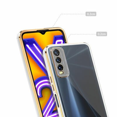 Vivo Y20S Kılıf Patinda Voit Clear Kapak