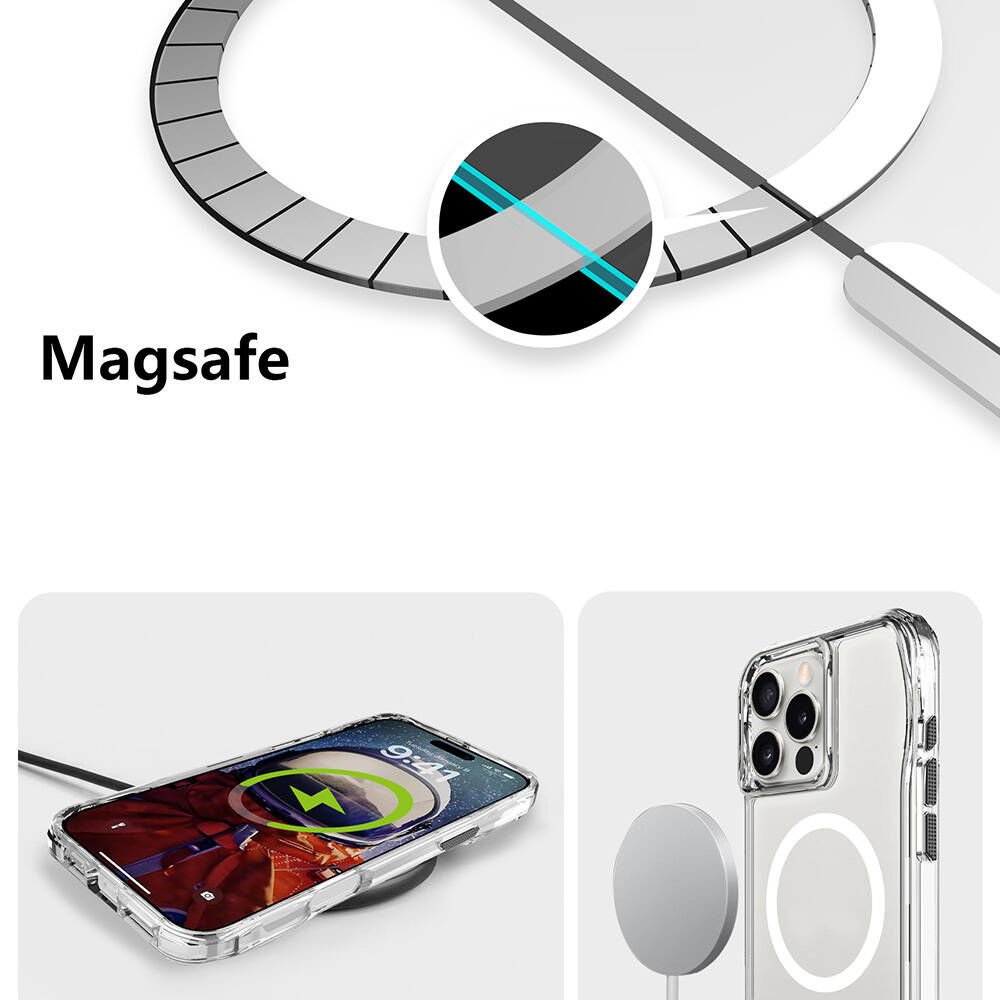 Apple iPhone 16 Pro Max Kılıf Magsafe Şarj Özellikli T-Max Magsafe Kapak