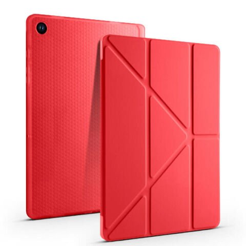 Galaxy Tab A9 Plus Kılıf Patinda Tri Folding Kalem Bölmeli Standlı Kılıf
