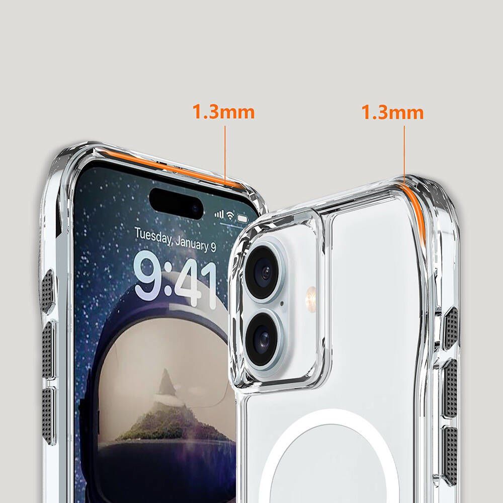 Apple iPhone 16 Plus Kılıf Magsafe Şarj Özellikli T-Max Magsafe Kapak