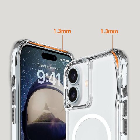 Apple iPhone 16 Plus Kılıf Magsafe Şarj Özellikli T-Max Magsafe Kapak