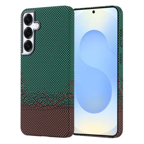 Galaxy S25 Plus Kılıf Magsafe Şarj Özellikli Karbon Fiber Görünümlü Patinda Nekst Kapak