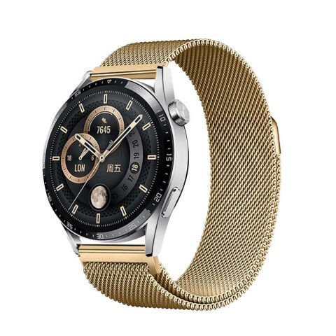 Galaxy Watch 46mm Patinda Band-12 22mm Metal Hasır Kordon