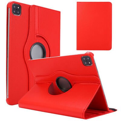 Apple iPad Pro 12.9 2022 M2 Patinda Dönebilen Standlı Kılıf