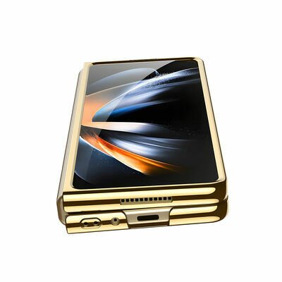 Galaxy Z Fold 4 Kılıf Patinda Full Camlı Kıpta Kapak