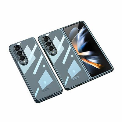 Galaxy Z Fold 4 Kılıf Patinda Full Camlı Kıpta Kapak