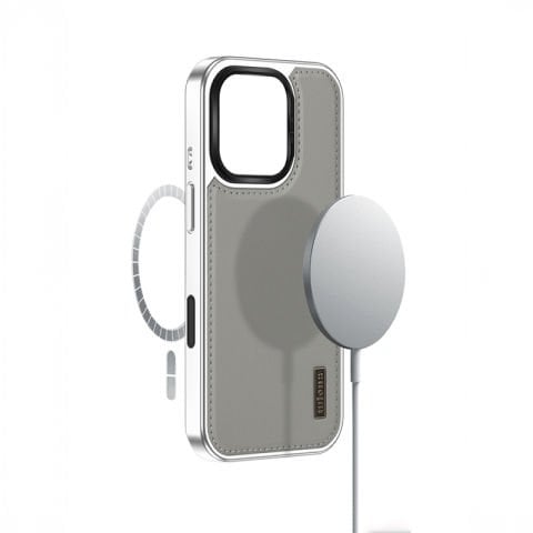 Apple iPhone 16 Pro Max Kılıf M-safe Şarj Özellikli Standlı Leto Kapak