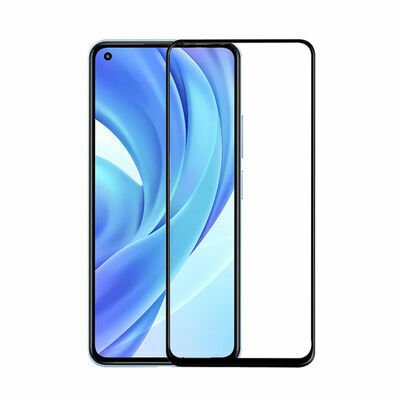 Xiaomi Mi 11 Lite Patinda Kenarları Kırılmaya Dayanıklı Cam Ekran Koruyucu