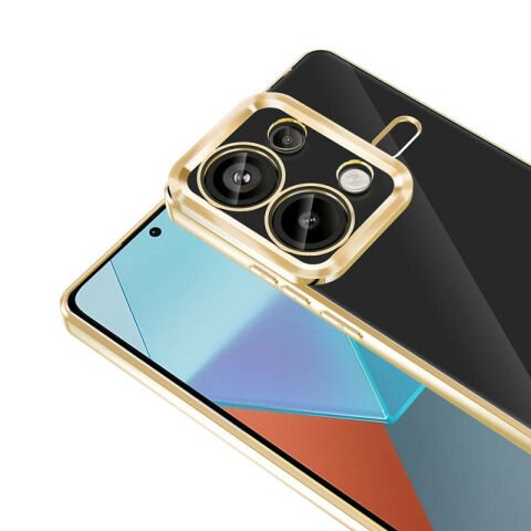 Xiaomi Redmi Note 13 Pro 4G Kılıf Kamera Korumalı Logo Gösteren Patinda Omega Kapak