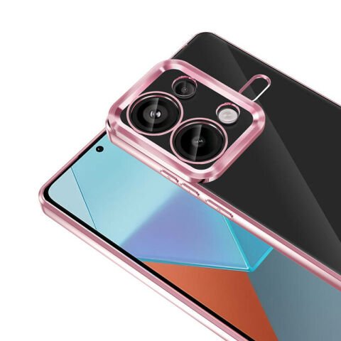 Xiaomi Redmi Note 13 Pro 4G Kılıf Kamera Korumalı Logo Gösteren Patinda Omega Kapak