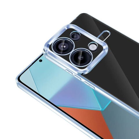 Xiaomi Redmi Note 13 Pro 4G Kılıf Kamera Korumalı Logo Gösteren Patinda Omega Kapak