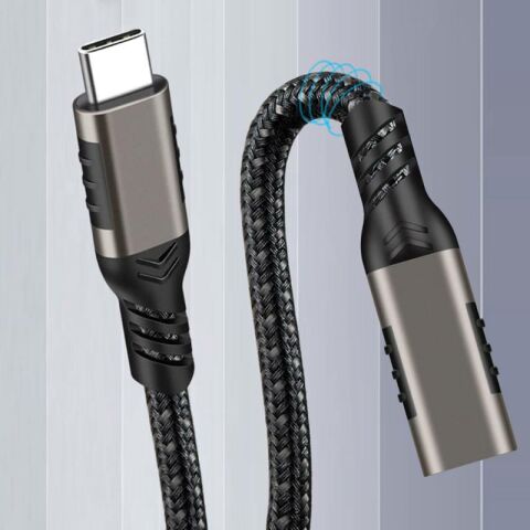 Patinda Extension USB3.2 Type-C PD Uzatma Kablosu 100W 20Gbps 4K@60Hz 0.5 Metre