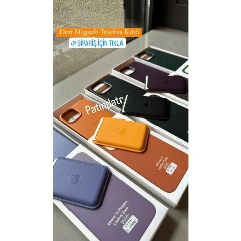 iPhone Deri Magsafe Kılıf