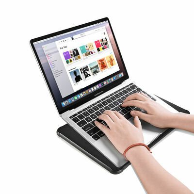 Apple Macbook 16.2' 2021 Wiwu Defender Stand Case Taşınabilir Standlı Magnetik PU Laptop Çantası