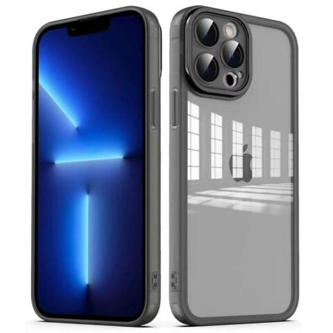 Apple iPhone 13 Pro Kılıf Kamera Korumalı Transparan Patinda Post Kapak