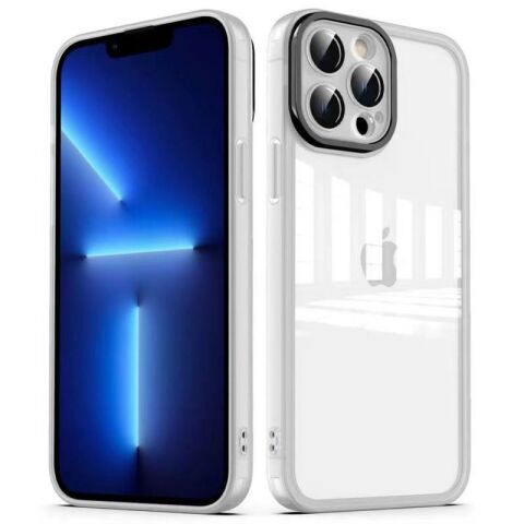 Apple iPhone 13 Pro Kılıf Kamera Korumalı Transparan Patinda Post Kapak