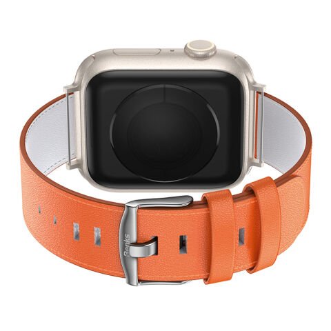 Apple Watch 44mm Benks Vintage Genuine Leather Serisi Deri Kordon Strap Kayış