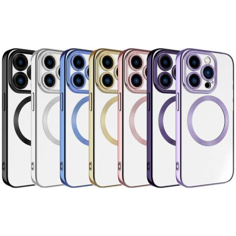Apple iPhone 15 Pro Kılıf Magsafe Wireless Şarj Özellikli Patinda Setro Silikon