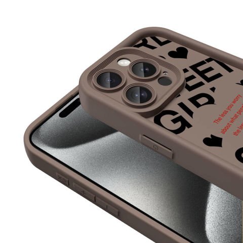 Apple iPhone 15 Pro Kılıf Kamera Korumalı Baskılı Arka Yüzey Patinda Klas Kapak