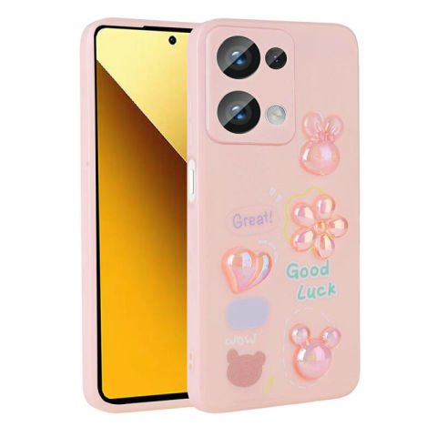 Xiaomi Poco M6 Pro 4G Kılıf Kabartma Figürlü Parlak Patinda Toys Silikon Kapak