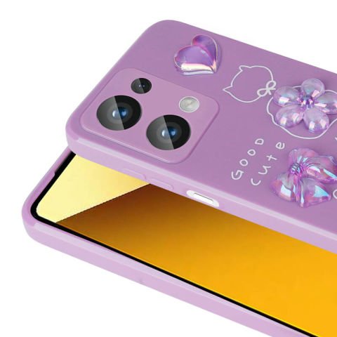 Xiaomi Poco M6 Pro 4G Kılıf Kabartma Figürlü Parlak Patinda Toys Silikon Kapak