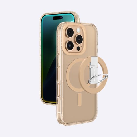 Apple iPhone 16 Pro Max Kılıf Magsafe Şarj Özellikli Yüzük Standlı Amazingthing Titan Pro Serisi Kapak