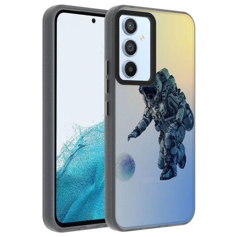 Galaxy A14 Kılıf Desenli Patinda Dragon Sert Kapak