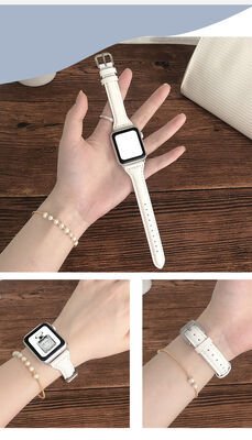 Apple Watch Ultra 49mm Kordon KRD-28 Deri Strap Kayış